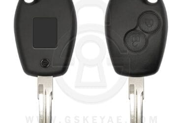 2007-2015 Renault Kangoo Dacia Logan Remote Head Key Shell 2 Buttons VAC102 Uncut Blade