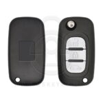 2009-2017 Renault Fluence Megane3 Scenic3 Flip Remote Key Shell Cover 3 Buttons VA2 Blade