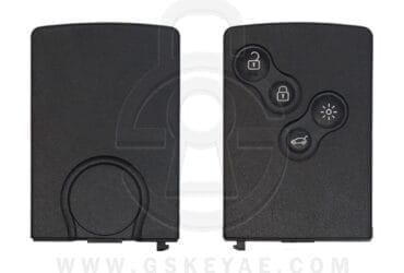Coque de clé carte télécommande intelligente Renault Mégane 3 / Clio 4 (2008-2016) 4 boutons