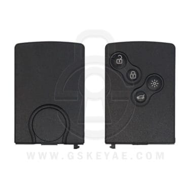 2008-2016 Renault Megane3 Clio4 Fluence Scenic3 Smart Remote Key Card Shell Cover 4 Buttons