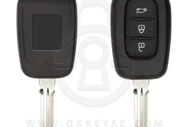 Coque de clé télécommande à tête pour Renault Dacia 2012-2019 3 boutons HU179