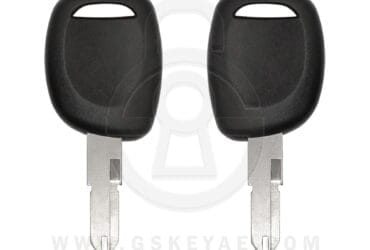 1999-2014 Renault Opel Vauxhall NE72 Coque de clé à transpondeur sans puce