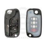 4 Button Replacement Flip Remote Key Shell VA2 Blade For Smart Fortwo 453 Forfour CWTWB1G767