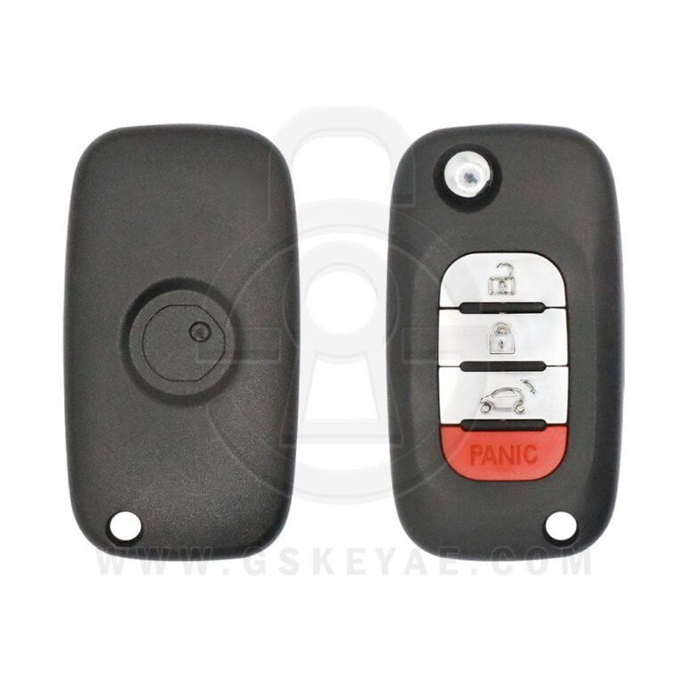2015-2017 Smart Fortwo Forfour (W453) Flip Remote Key Shell Cover 4 Button VA2 Blade CWTWB1G767
