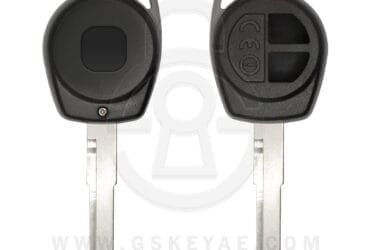 Coque de clé télécommande à tête Suzuki Splash / SX4 (2014-2021) 2 boutons HU133