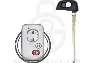 Lame de clé télécommande intelligente Toyota double face 2005-2019 LXP90 69515-52120