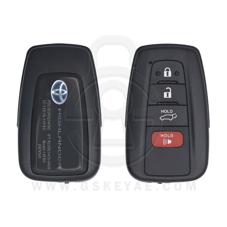 2020-2022 Toyota Highlander Smart Key Remote 4 Button 315MHz HYQ14FBC 8990H-0E030 (OEM)