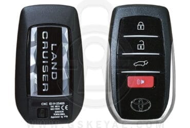 2021-2022 Genuine Toyota Land Cruiser Smart Key Remote 4 Button 433MHz B3N2K2R 8990H-60460 (OEM)