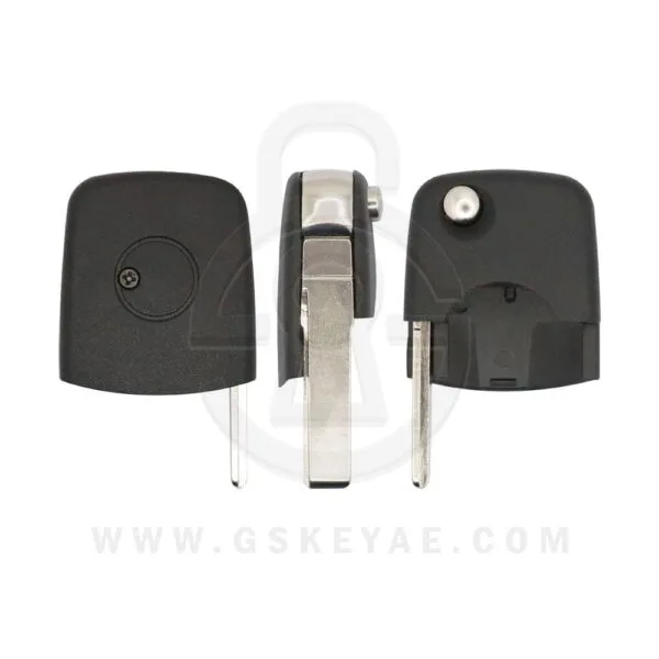 Lame de clé télécommandée pliable Volkswagen 1998-2006 Type ronde HU66