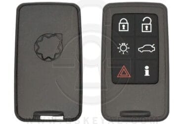 Coque de clé télécommandée intelligente Volvo 2007-2018 6 boutons