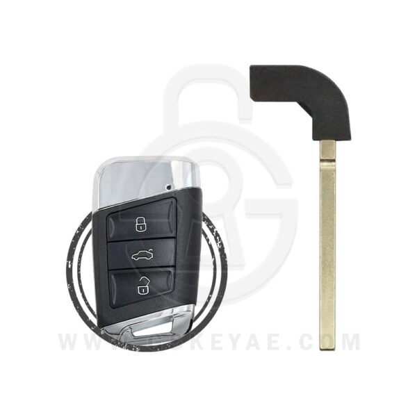 2018-2020 VW Volkswagen Atlas Passat Smart Remote Key Blade HU162 3G0937048AIS 3G0959752S