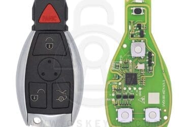 Xhorse VVDI BE Key Pro XNBZ01EN Smart Key PCB For VVDI MB + Key Shell 4 Buttons For Mercedes Benz