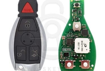 Xhorse VVDI MB Universal Benz FBS3 Keyless Smart Key PCB 433/315 MHz + Key Shell 4 Button