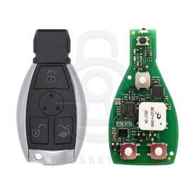 Xhorse VVDI MB Universal Mercedes Benz FBS3 Smart Key PCB 433/315 MHz + Key Shell 3 Buttons