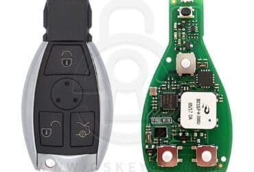 Xhorse VVDI MB Universal Mercedes Benz FBS3 Smart Key PCB 433/315 MHz + Key Shell 3 Buttons