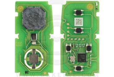Xhorse XSTO20EN Clé intelligente universelle Toyota XM38 avec PCB à 5 boutons prend en charge les types 4D 8A et 4A