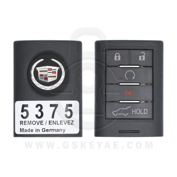 2010-2015 Genuine Cadillac SRX Smart Key Remote 5 Button 315MHz 22865375 20984227 13502537 OEM