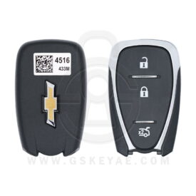 2016-2020 Original Chevrolet Camaro Cruze Smart Key Remote 3 Button 433MHz Keyless Go 13584516