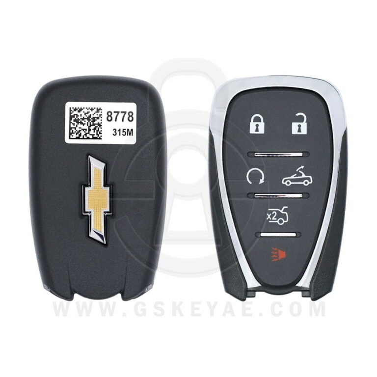 2016-2020 Original Chevrolet Camaro Smart Key Remote 6 Button 315MHz 13518778 Keyless Go