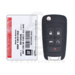 2014-2019 Chevrolet Malibu Impala Flip Smart Key Remote 5 Button 433MHz OHT01060512 (STRATTEC 5912546) (1)