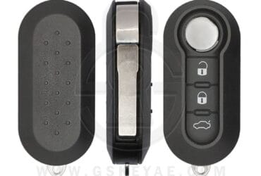 2007-2016 Fiat Doblo Abarth Flip Key Remote 3 Button Delphi BSI Type 433MHz 71752289