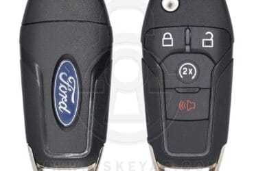2015-2022 Original Ford F-Series Raptor Ranger Flip Key Remote 4 Buttons 902MHz FL3T-15K601-CH