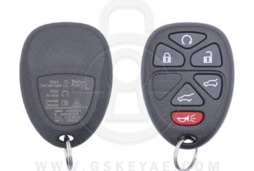 2007-2013 GM Remote Key Fob 6 Button 315MHz OUC60221 OUC60270 (STRATTEC 5922380) 22951510