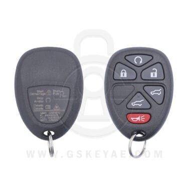 2007-2013 GM Remote Key Fob 6 Button 315MHz OUC60221 OUC60270 (STRATTEC 5922380) 22951510