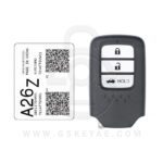 Genuine Honda Accord Smart Key Remote 3 Button 433MHz CWTWB1G0090 72147-TSV-W01 (OEM)