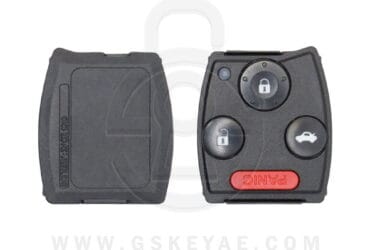 Coque de module de clé sans clé Honda Accord Civic CR-V 2003-2015 4 boutons
