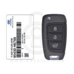 Genuine Hyundai Accent Flip Key Remote 3 Button 433MHz 95430-H6700 95430H6700 (OEM)