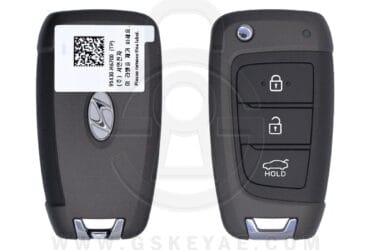 2021 Genuine Hyundai Accent Flip Key Remote 3 Button 433MHz 95430-H6700 (OEM)