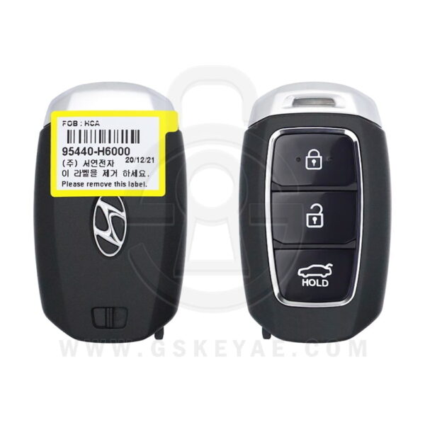 2018-2019 Genuine Hyundai Accent Smart Key Remote 3 Button 433MHz 95440-H6000 (OEM)