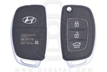 2013 Genuine Hyundai Azera Flip Key Remote 3 Button 433MHz 95431-3V030 (OEM)