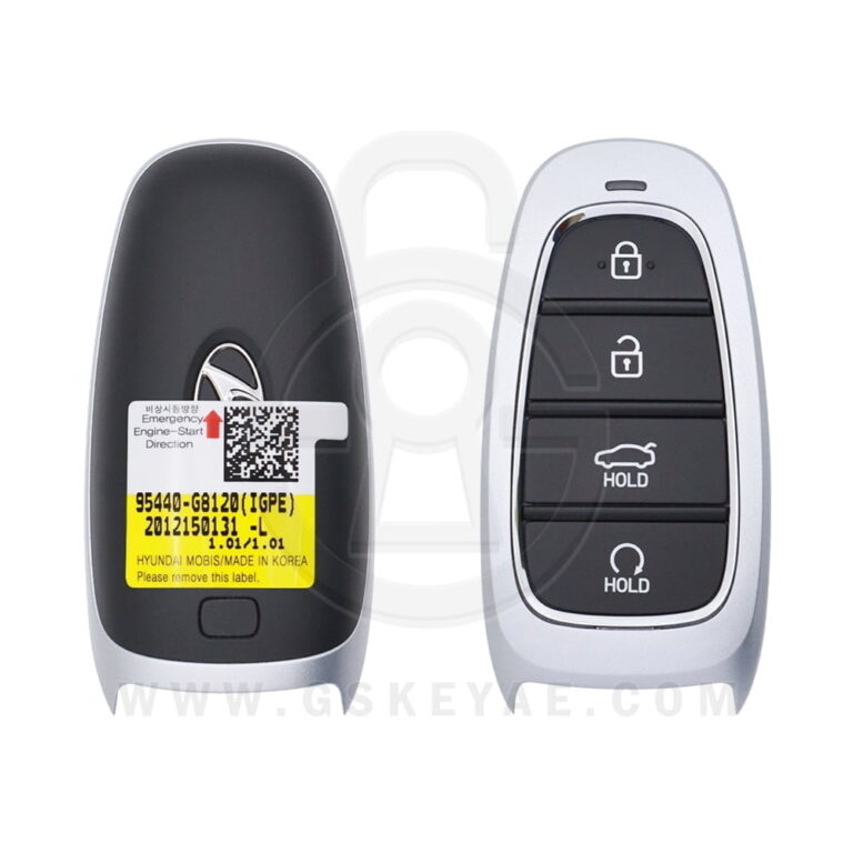 2021 Hyundai Azera Smart Key Remote 4 Button w/ Start 433MHz 95440-G81204X (OEM)