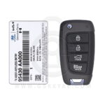 Genuine Hyundai Elantra Flip Key Remote 4 Button 433MHz 95430-AA000 95430AA000 (OEM)