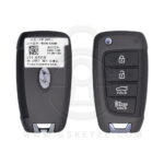2021 Genuine Hyundai Elantra Flip Key Remote 4 Button 433MHz 95430-AA000 (OEM)