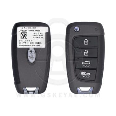 2021 Genuine Hyundai Elantra Flip Key Remote 4 Button 433MHz 95430-AA000 OEM American Key