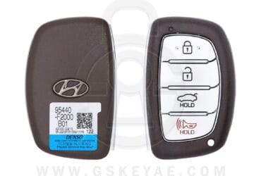 Télécommande intelligente Hyundai Elantra 2016-2018 4 boutons 433MHz CQOFD00120 95440-F2000