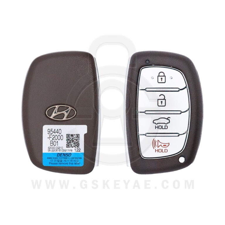2016 2017 2018 Genuine Hyundai Elantra Smart Key Remote 4 Button 433MHz CQOFD00120 95440-F2000 OEM American Key