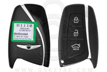 Clé intelligente Hyundai Genesis 2016-2017 3 boutons 433MHz 95440-B1110