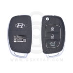 2016-2017 Hyundai I20 Flip Key Remote 3 Button 433MHz ID47 Chip OKA-865T 95430-B9100 (OEM)