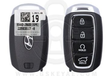 2021 Genuine Hyundai Kona Smart Key Remote 4 Button 433MHz 95440-J9600 (OEM)