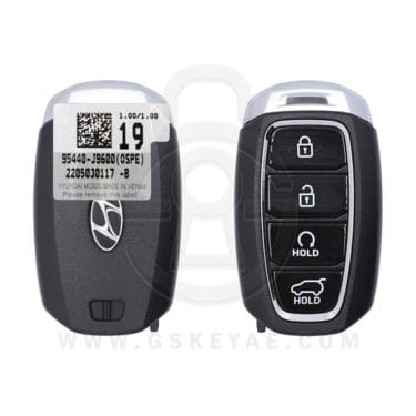 2021 Genuine Hyundai Kona Smart Key Remote 4 Button 433MHz 95440-J9600 (OEM)
