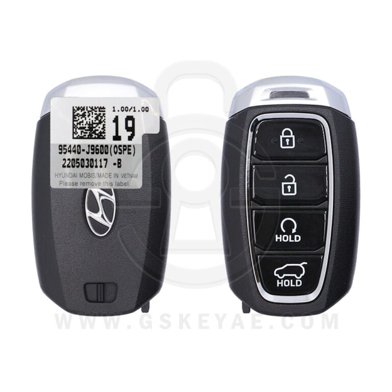 2021 Genuine Hyundai Kona Smart Key Remote 4 Button 433MHz 95440-J9600 (OEM)