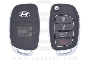 Clé pliante Hyundai Santa Fe 2015-2019 4 boutons 433MHz 95430-2W110