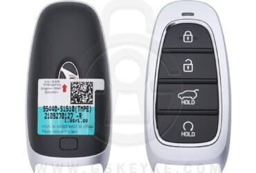 2019-2021 Genuine Hyundai Santa Fe Smart Key Remote 4 Button 433MHz 95440-S1510 (OEM)