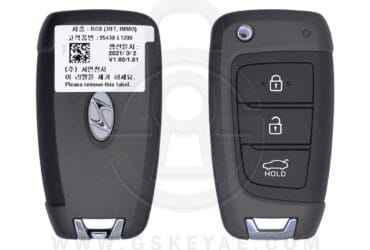 2020 Genuine Hyundai Sonata Flip Key Remote 3 Button 433MHz 95430-L1200 (OEM)