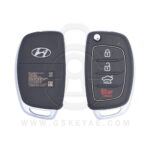 2015-2017 Genuine Hyundai Sonata Flip Key Remote 4 Button 433MHz TQ8-RKE-4F16 95430-C1010 (OEM)