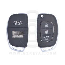 2006-2016 Hyundai Tucson Sonata Flip Key Remote 3 Button 433MHz FCC ID OKA-865T P/N 95430-3S461 (OEM)